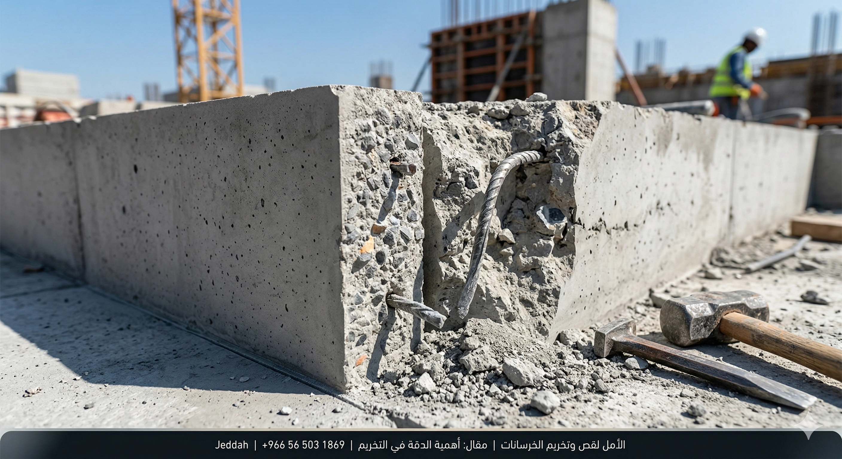 متى تحتاج لتخريم الخرسانة؟ — دليل الدقة في التخريم