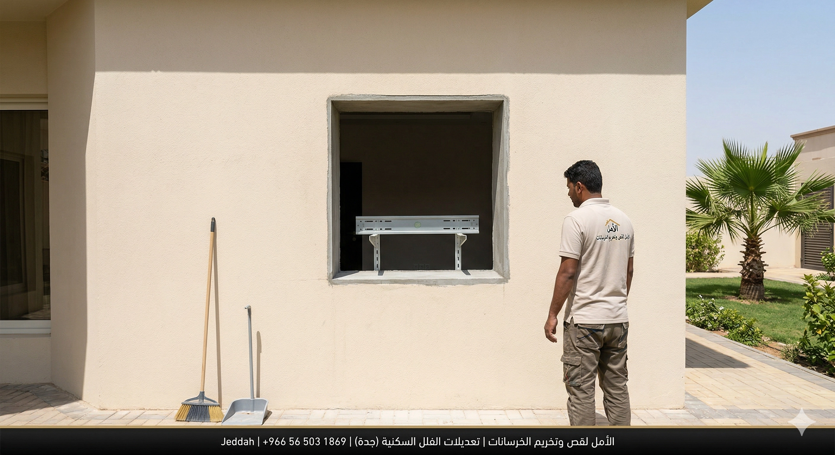 تخريم فيلا سكنية في جدة — تعديلات وتخريم دقيق